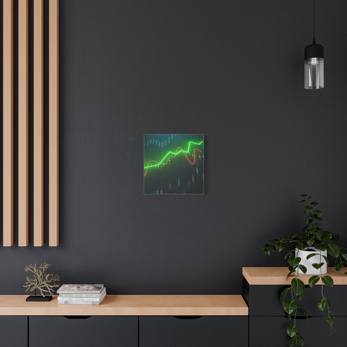 Modern Investing Canvas Wall Art