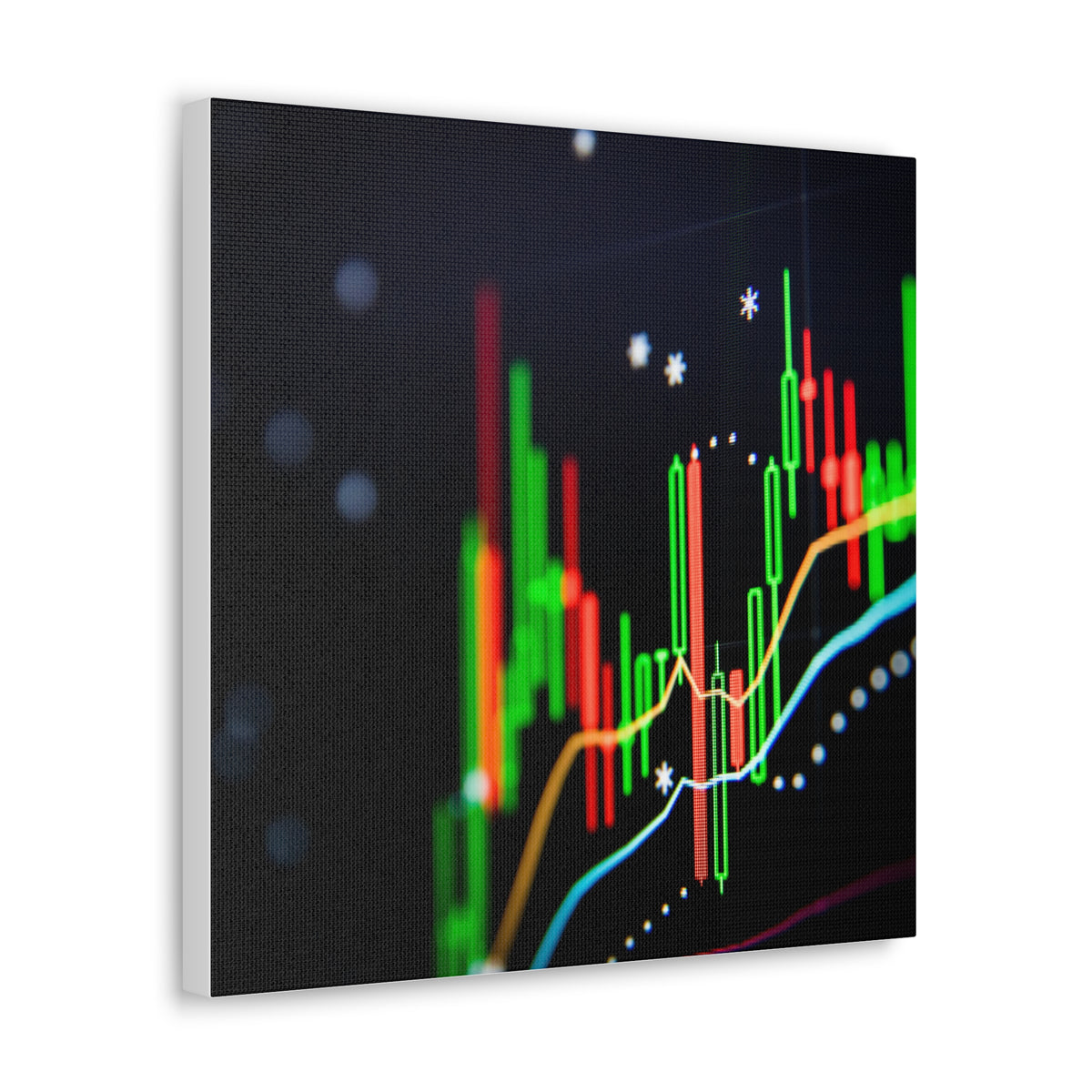 Financial Growth Modern Canvas Art