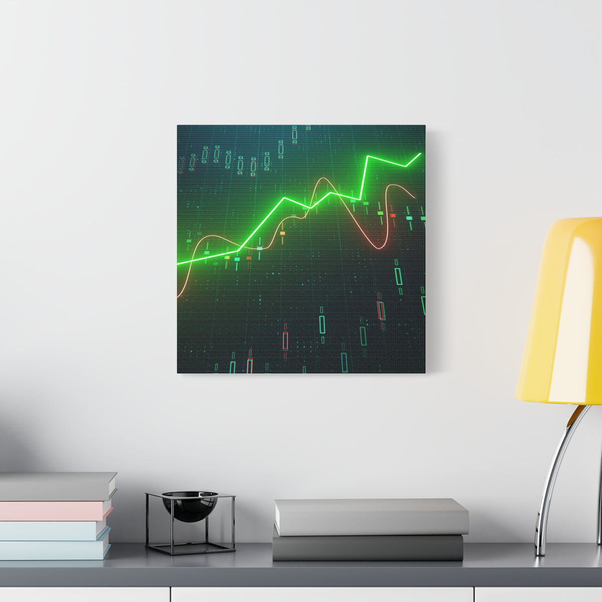 Modern Investing Canvas Wall Art