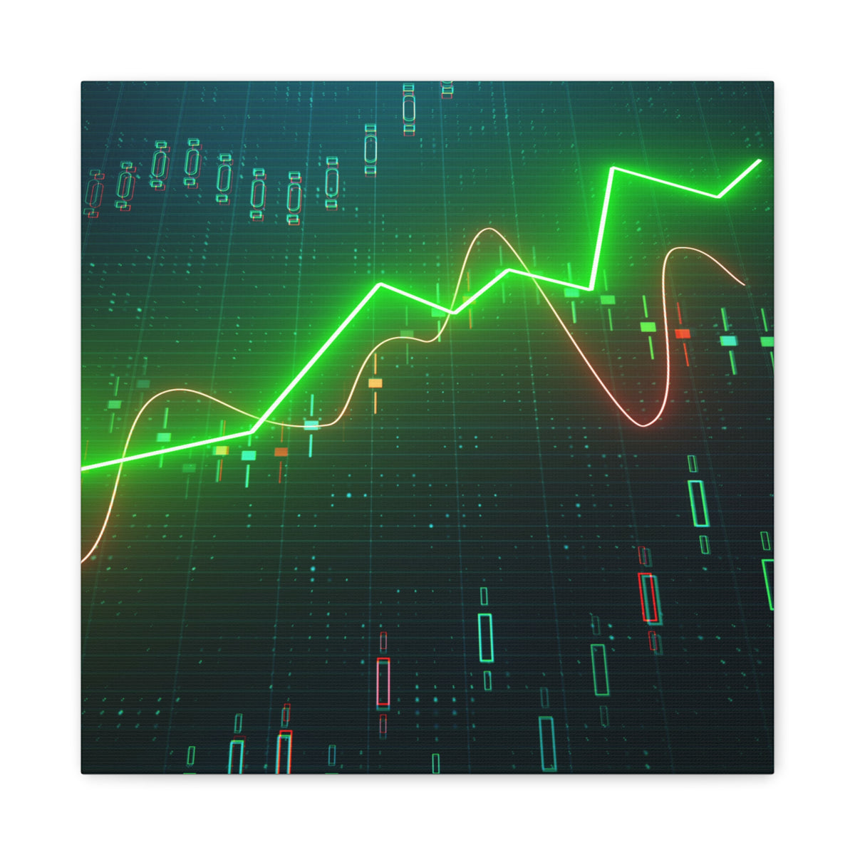 Modern Investing Canvas Wall Art
