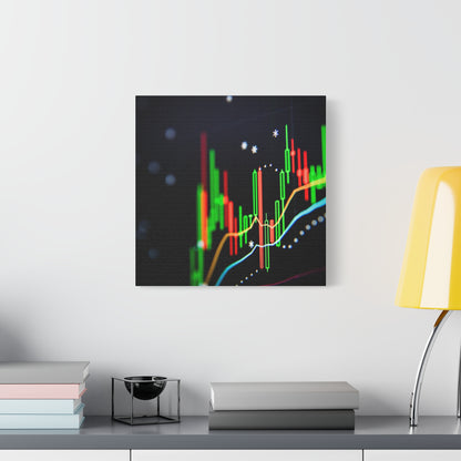 Financial Growth Modern Canvas Art