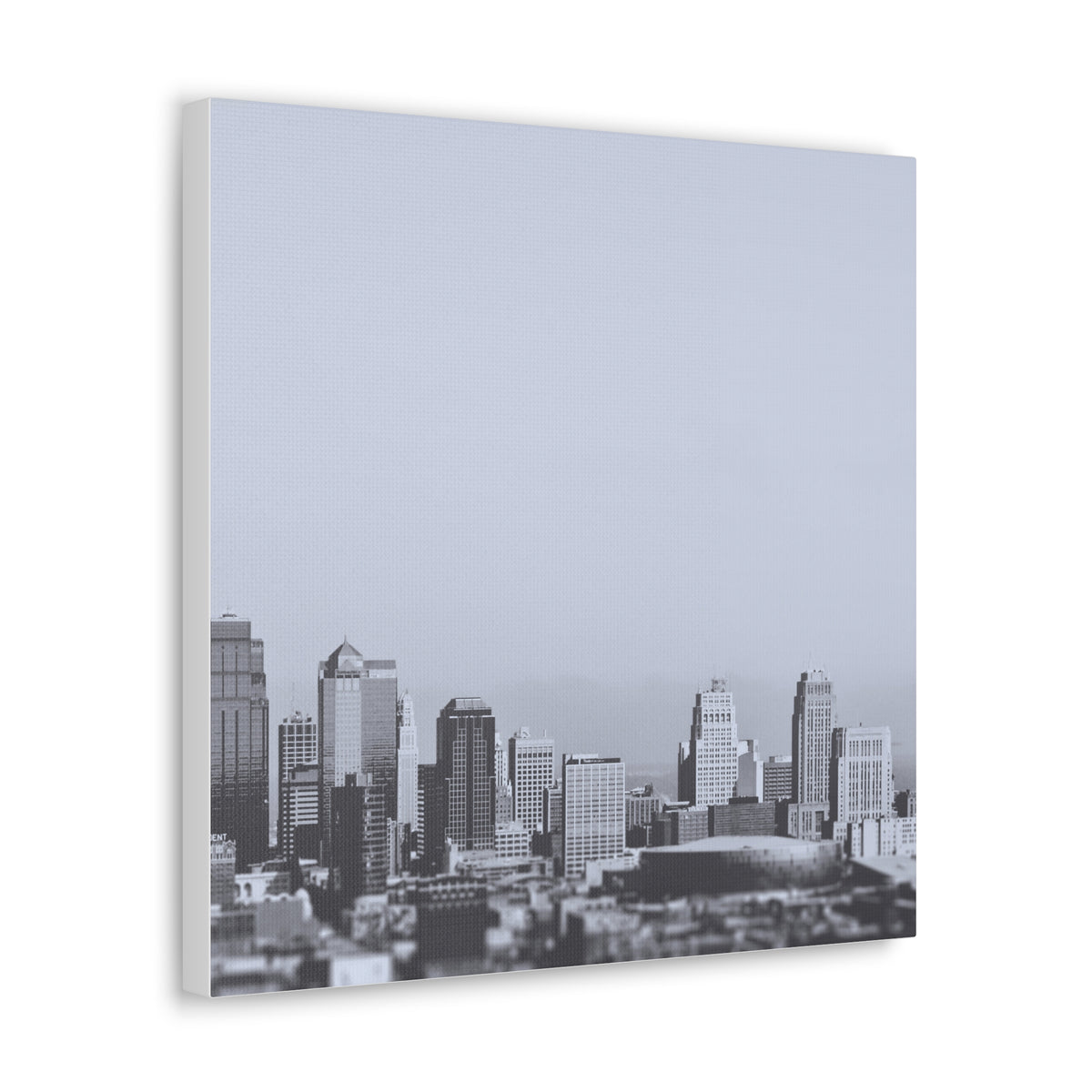 Black and White City Canvas Wall Art 4